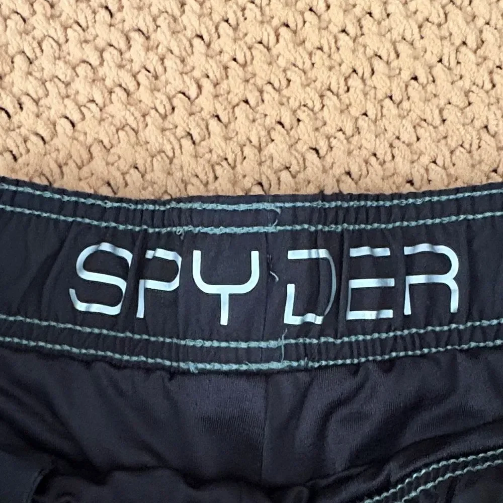 NWOT Spyder Aqua Patterned Active Mens Performance  Swimwear Size M